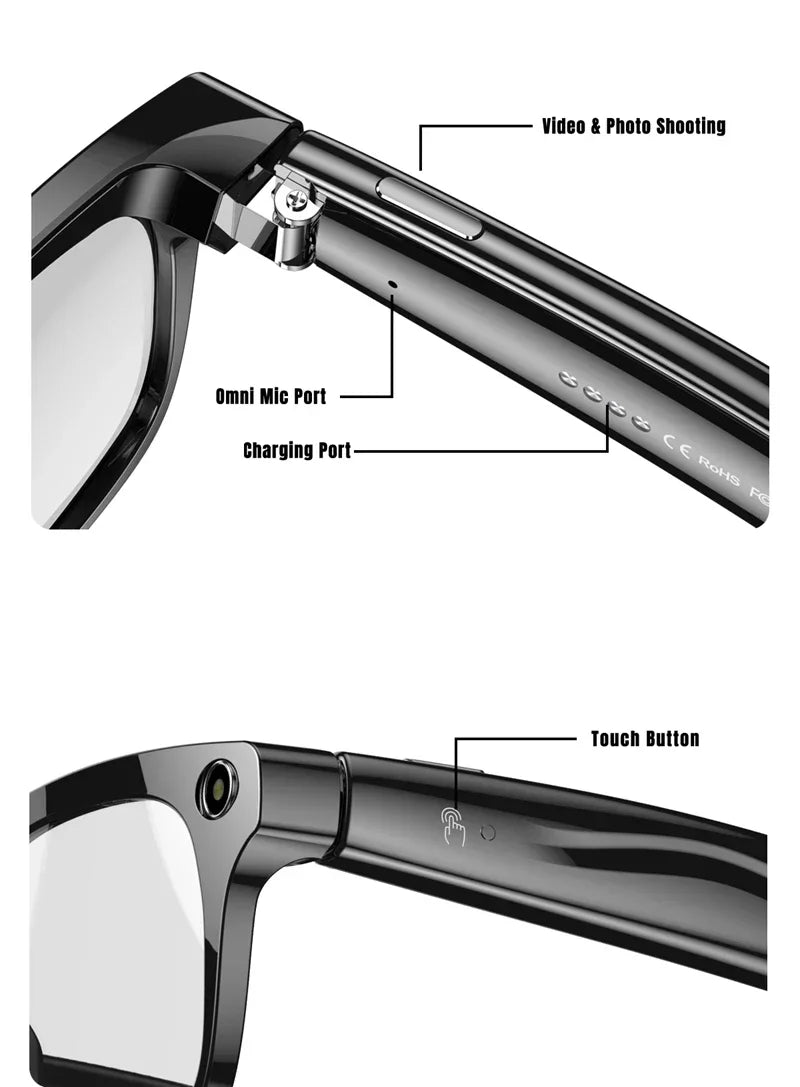 AI Camera Smart Glasses