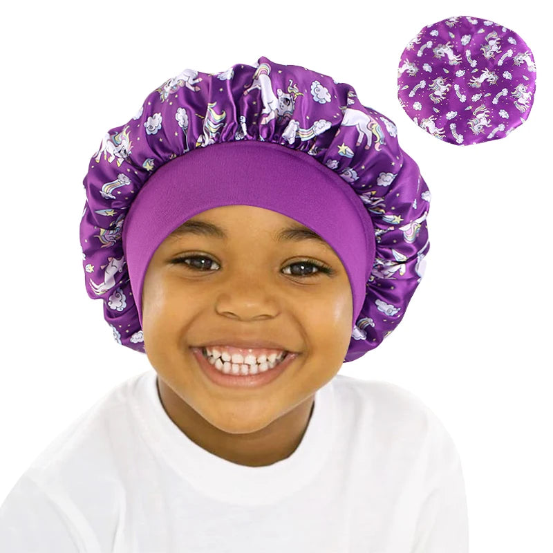 Kids' Satin Sleep Bonnet