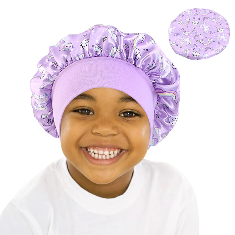 Kids' Satin Sleep Bonnet