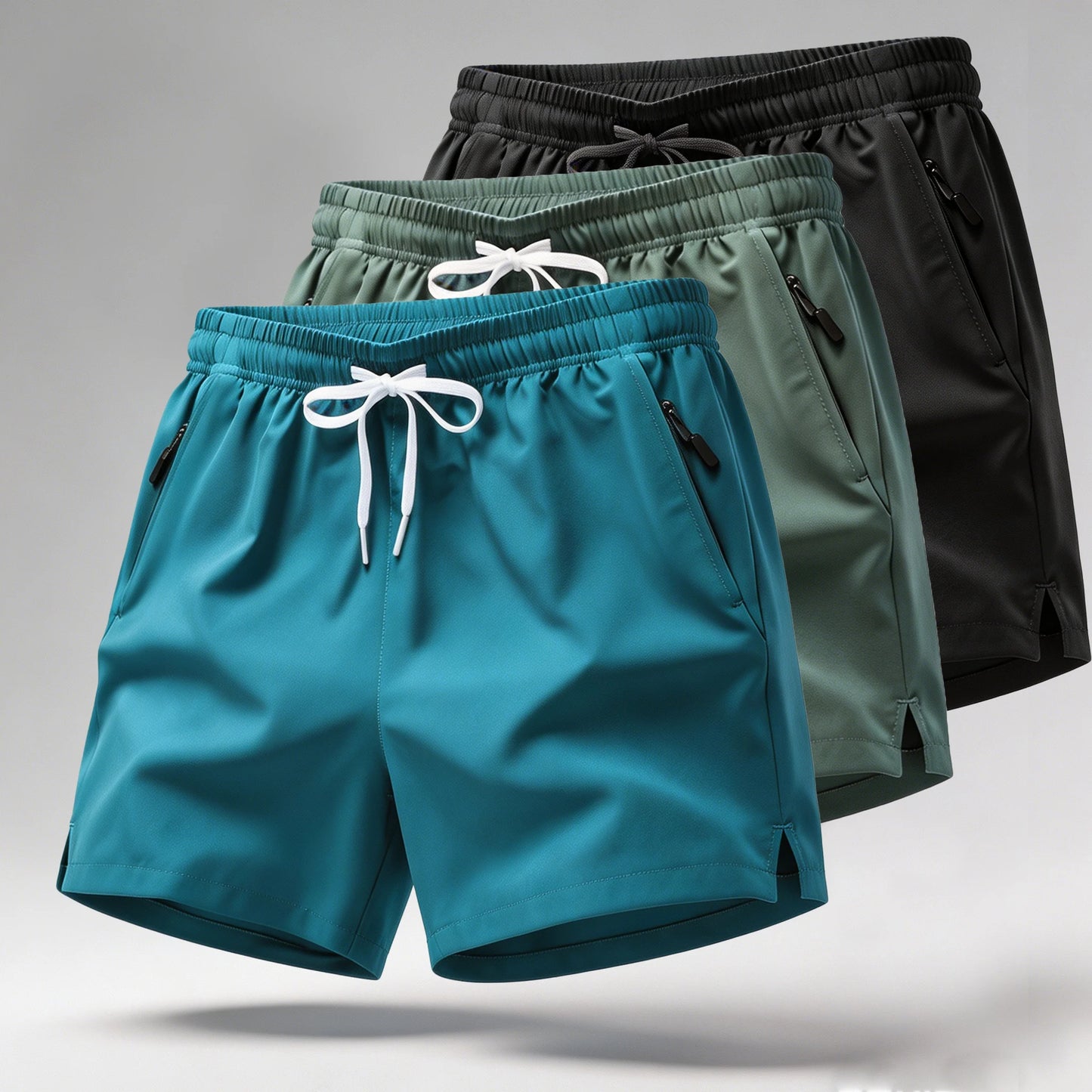 Zip-Pocket Running Shorts