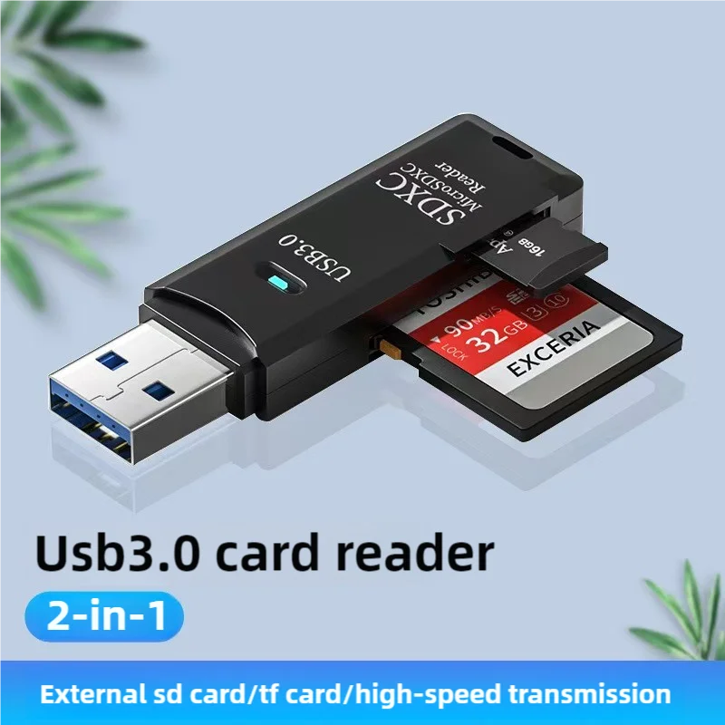 USB 3.0 SD & TF Card Reader