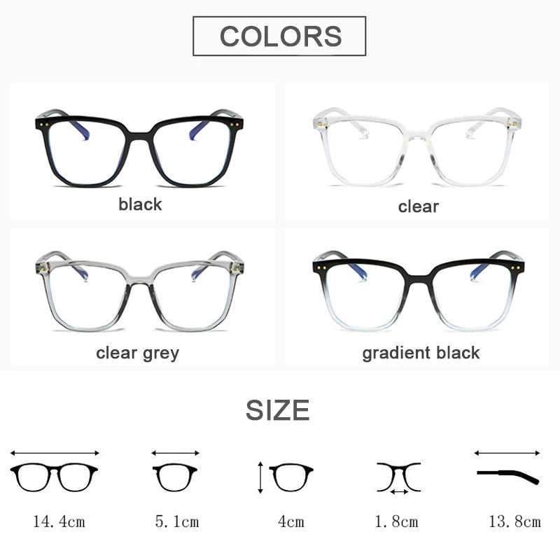 Anti Blue Light Glasses - Square Frame