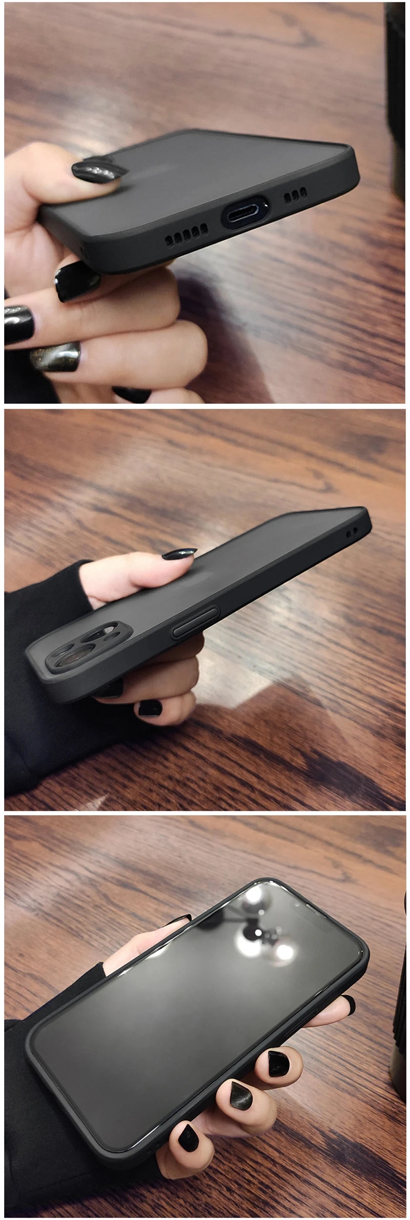 Matte Shockproof iPhone Case