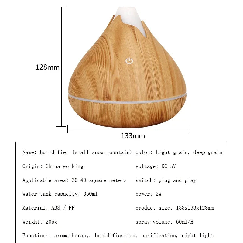 Ultrasonic Aromatherapy Diffuser - 350ml
