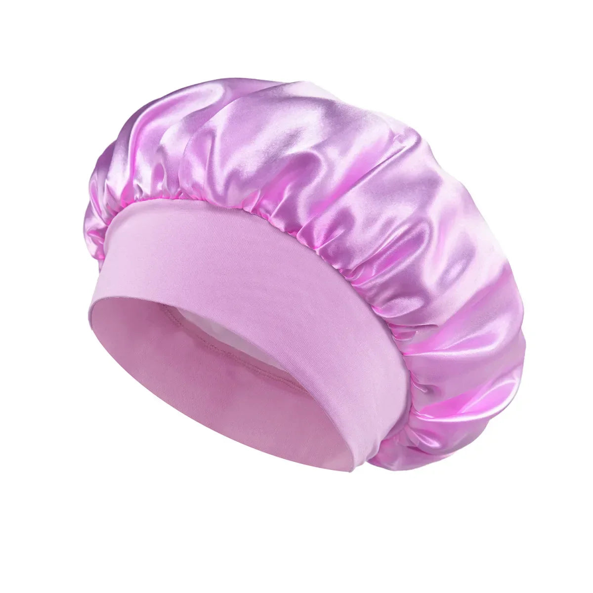 Light Purple Satin Sleep Bonnet
