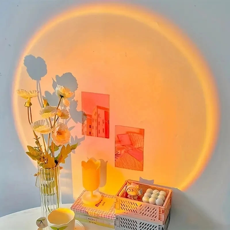 Sunset Projection Lamp - USB Multi-Angle