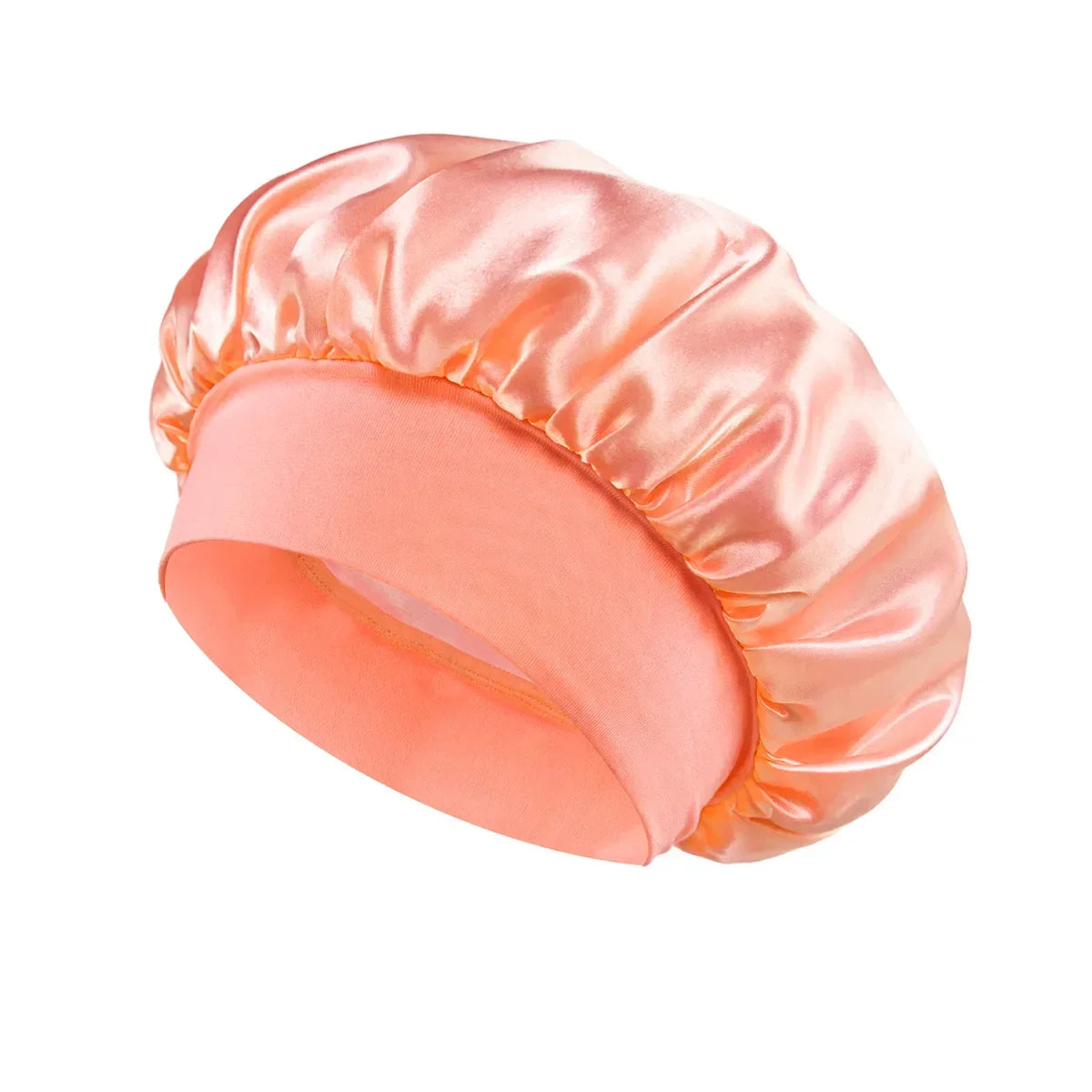 Orange Satin Sleep Bonnet