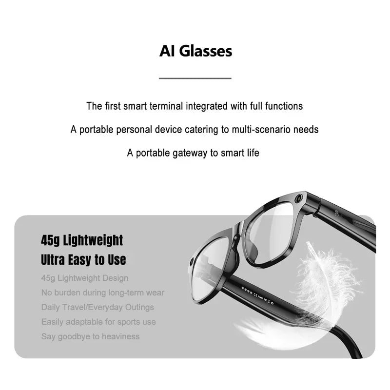 AI Camera Smart Glasses