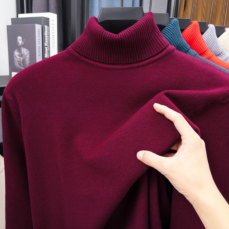Knit Turtleneck Sweater