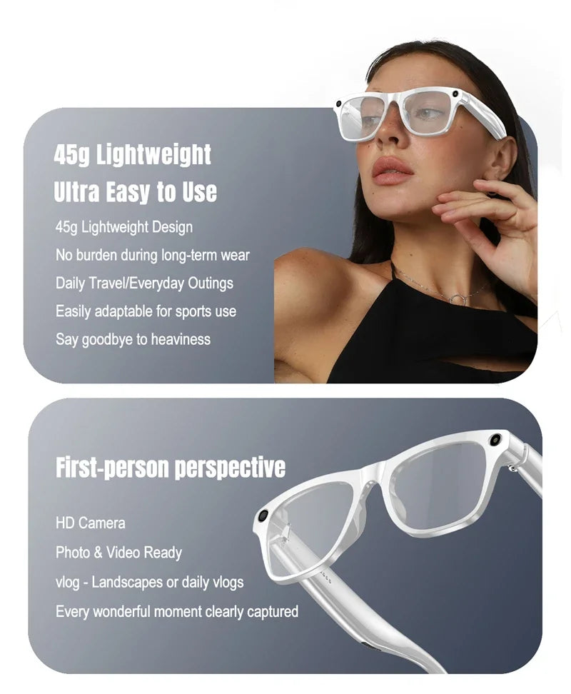 AI Camera Smart Glasses