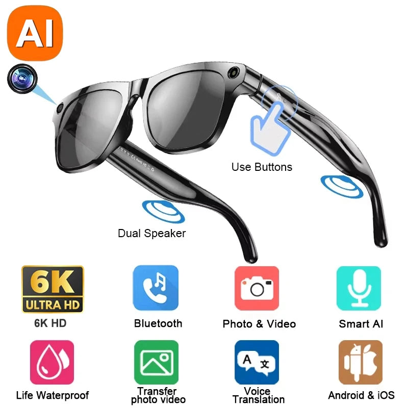 AI Camera Smart Glasses