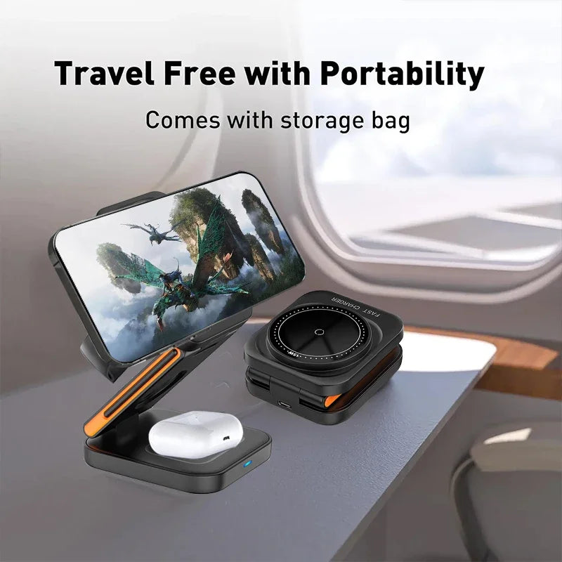 MagSafe 3-in-1 Charging Stand - Foldable