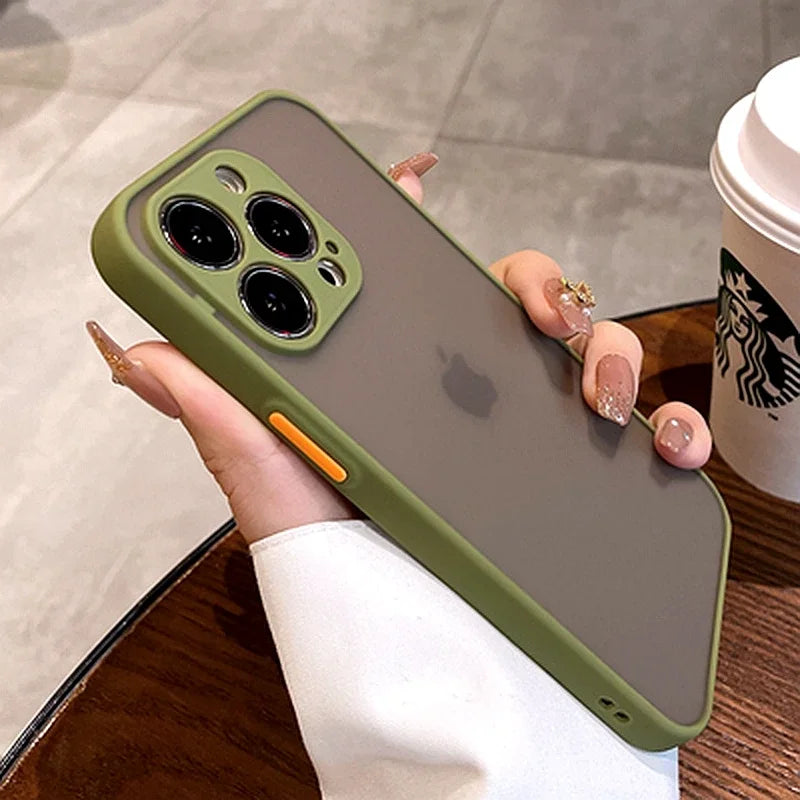 Matte Shockproof iPhone Case