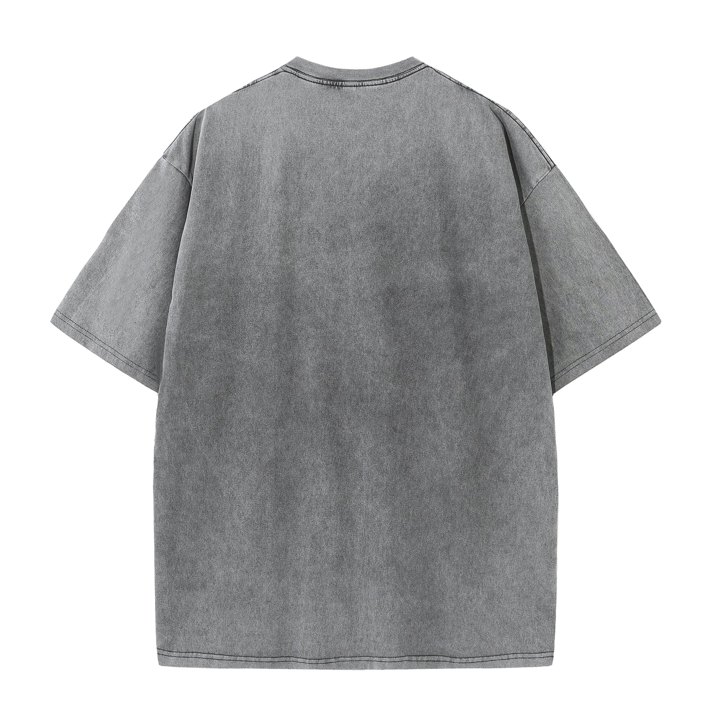 Distressed Drop-Shoulder Tee