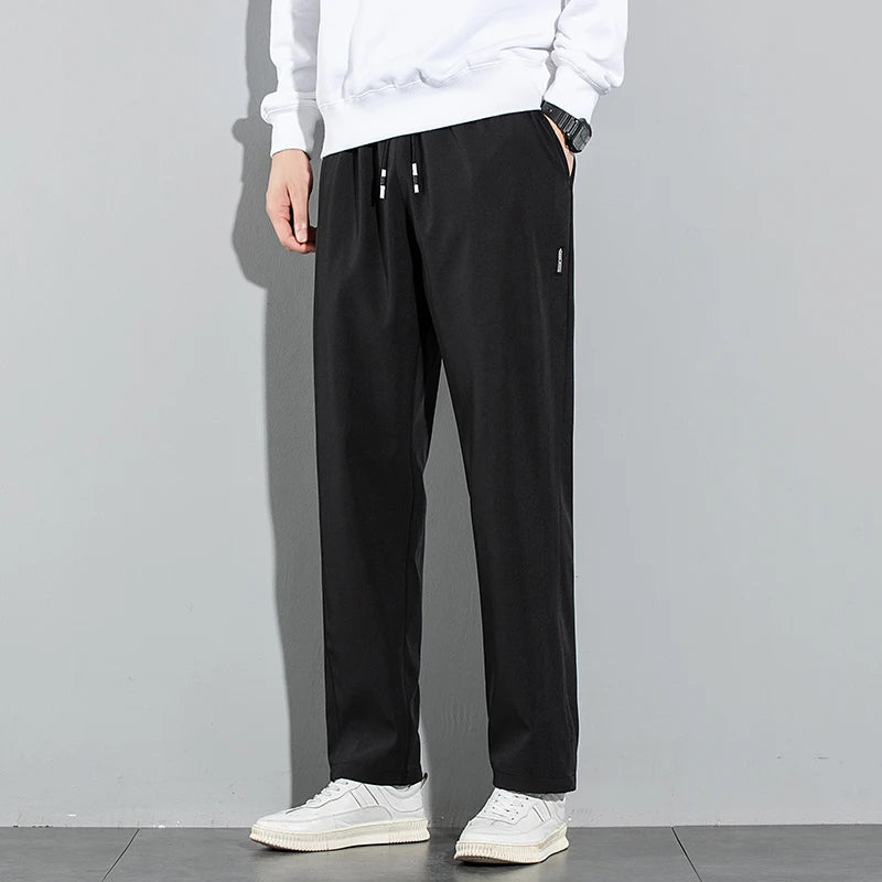 Ice-Silk Tailored Trousers