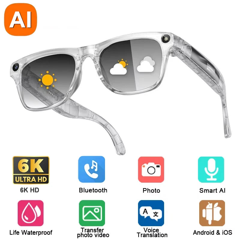 AI Camera Smart Glasses