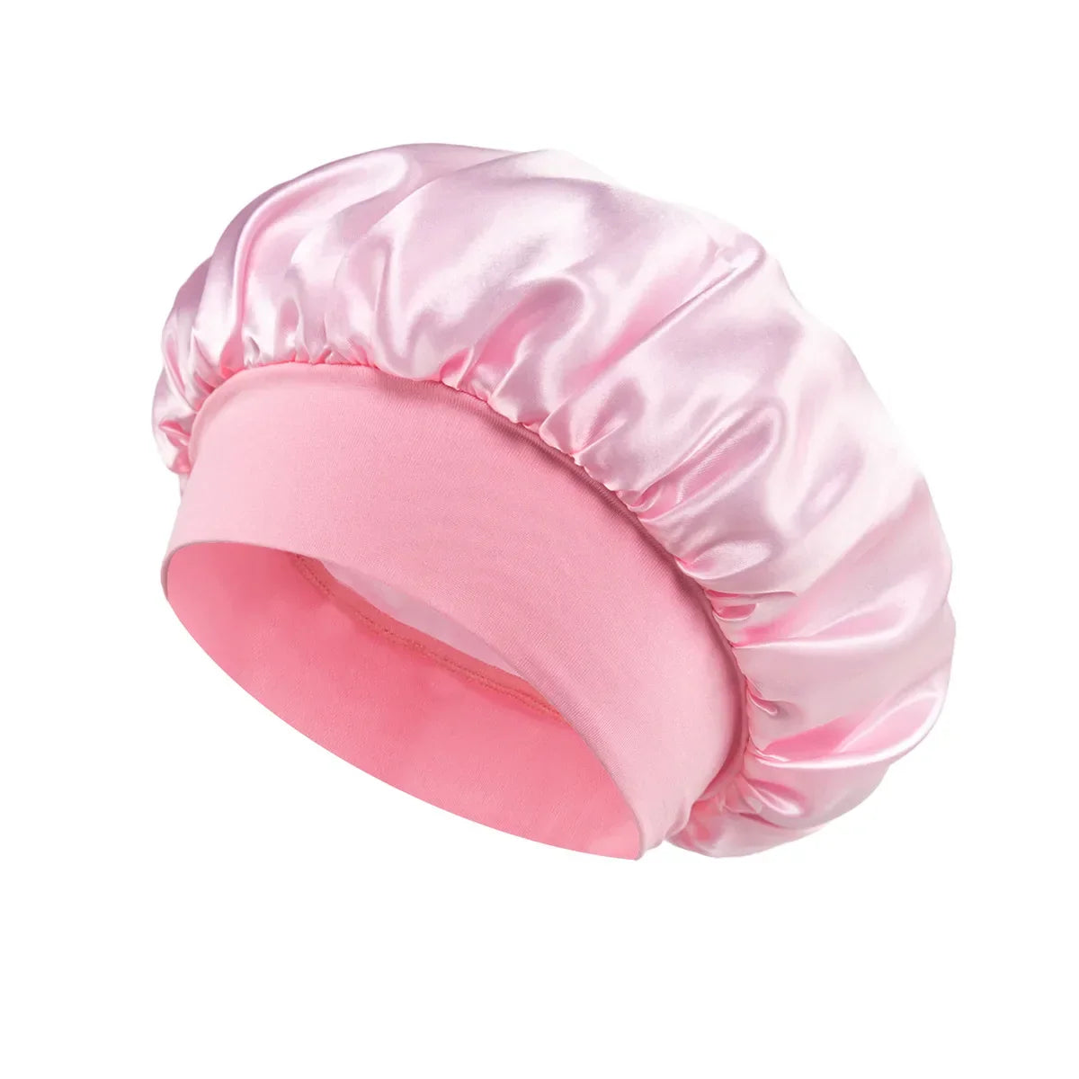 Pink Satin Sleep Bonnet