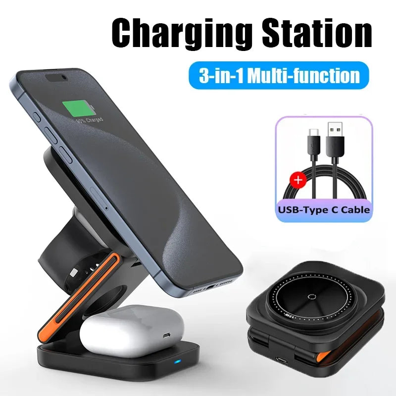 MagSafe 3-in-1 Charging Stand - Foldable