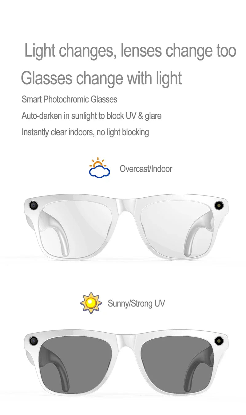 AI Camera Smart Glasses