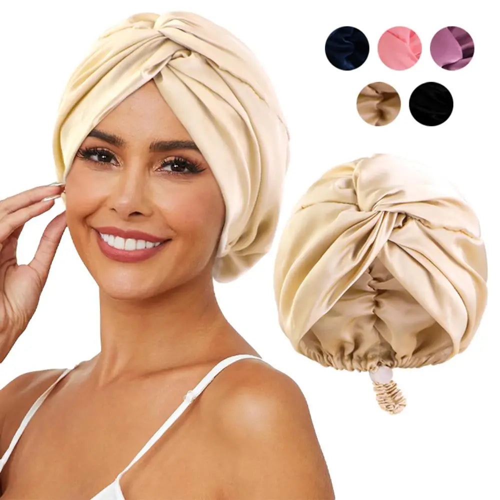 Silk Turban Hair Wrap