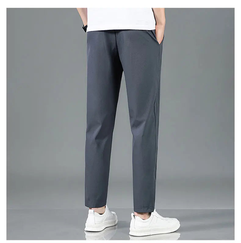 Ice-Silk Tailored Trousers