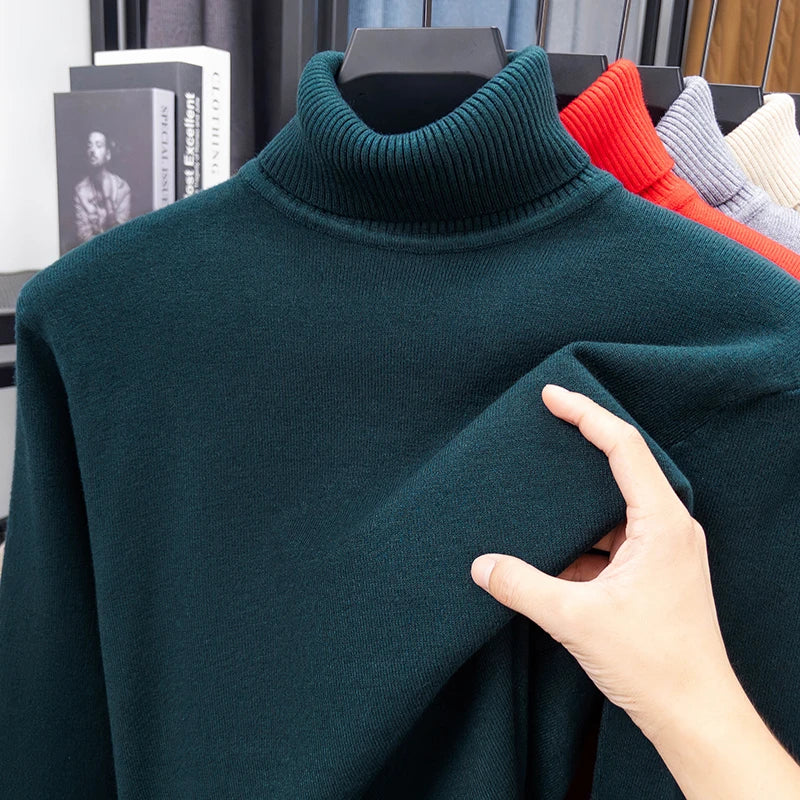Knit Turtleneck Sweater