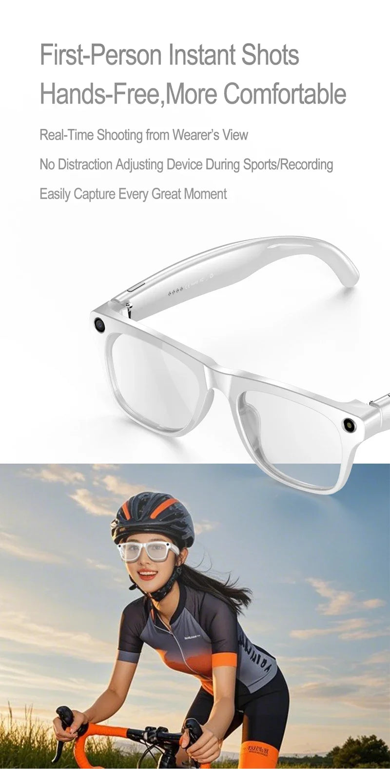 AI Camera Smart Glasses