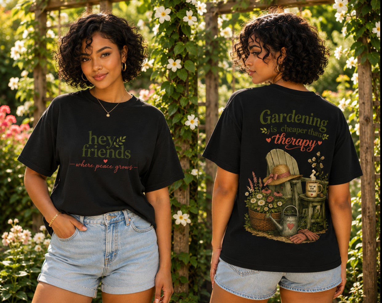Gardening Is Cheaper Than Therapy Tee