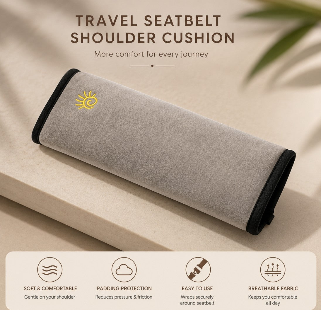 Travel Seatbelt Shoulder Cushion
