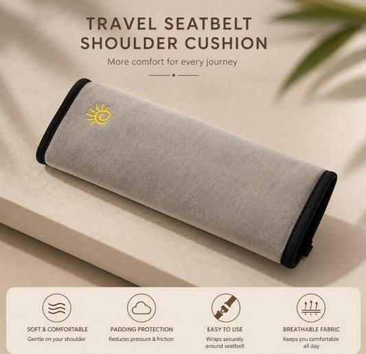 Travel Seatbelt Shoulder Cushion
