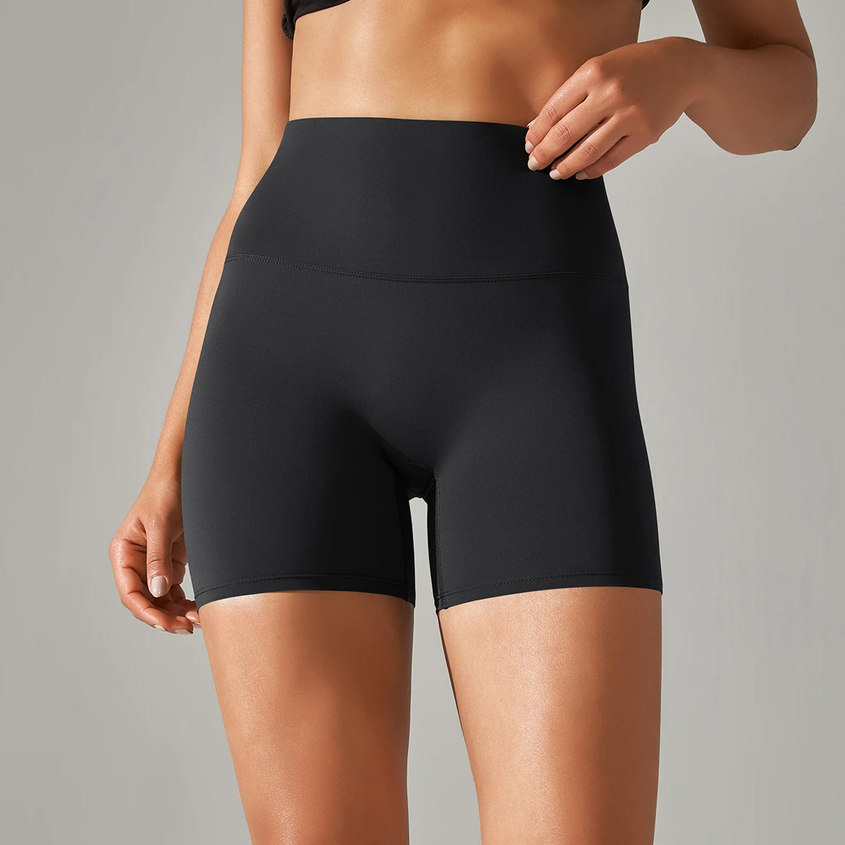 High-Waist Squat-Proof Yoga Shorts