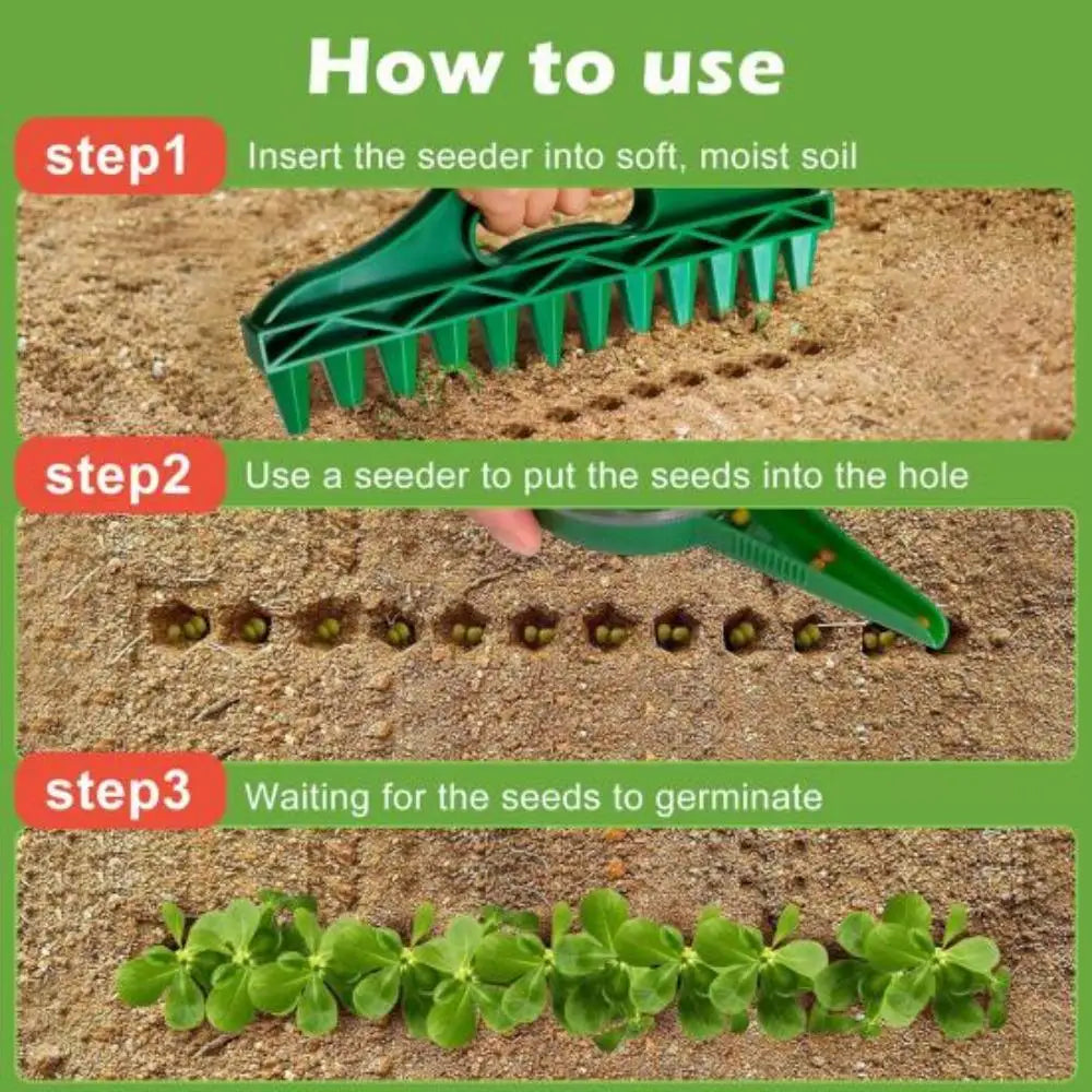 Manual Seed Spreader & Soil Tool