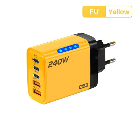 240W 5-in-1 GaN Fast Charger