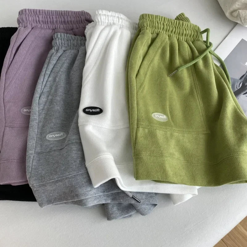 Wide-Leg Drawstring Lounge Pants
