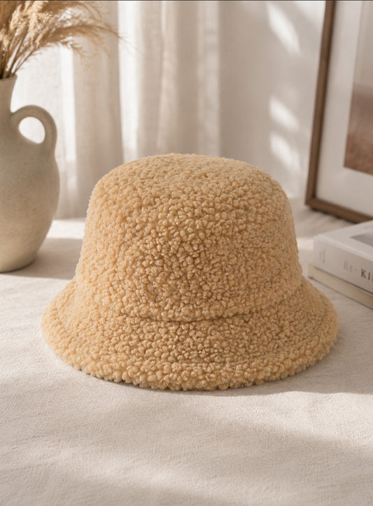 Lamb Wool Bucket Hat - Winter