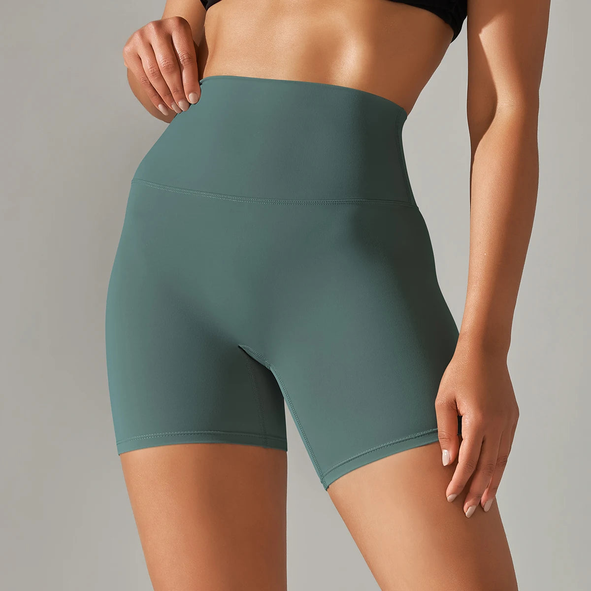 High-Waist Squat-Proof Yoga Shorts
