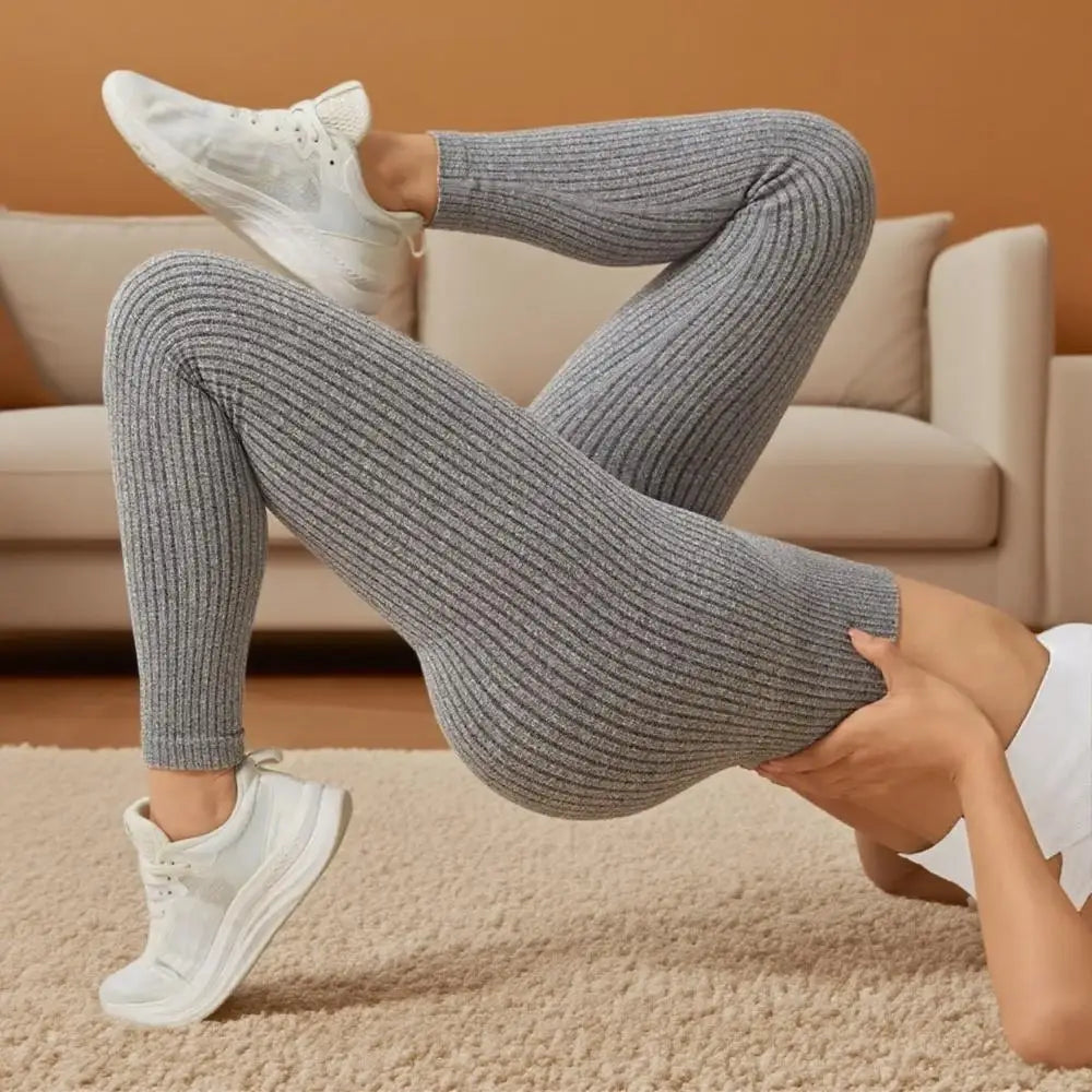 Tummy-Control Seamless Yoga Leggings