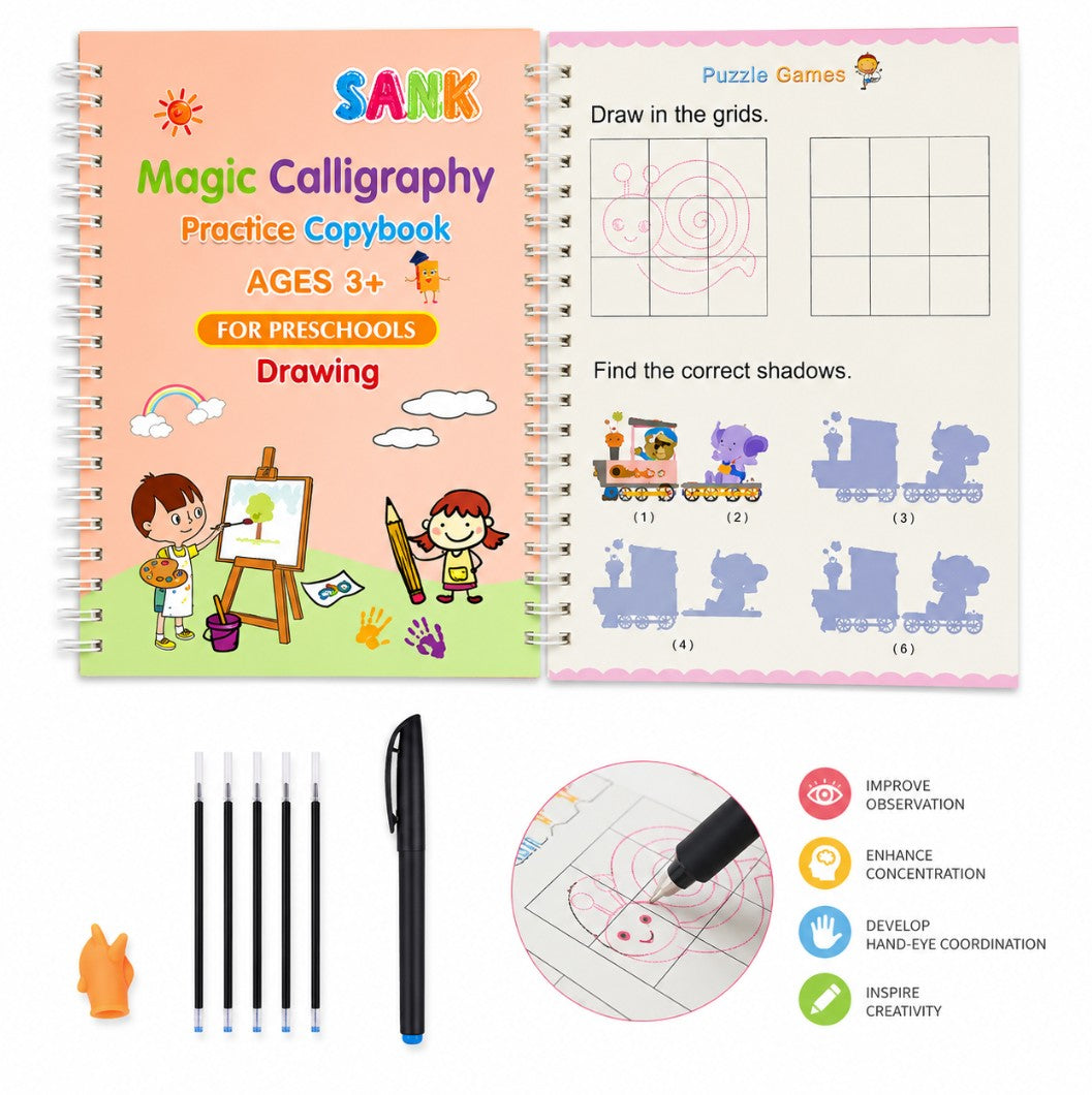 Reusable Calligraphy Practice Book