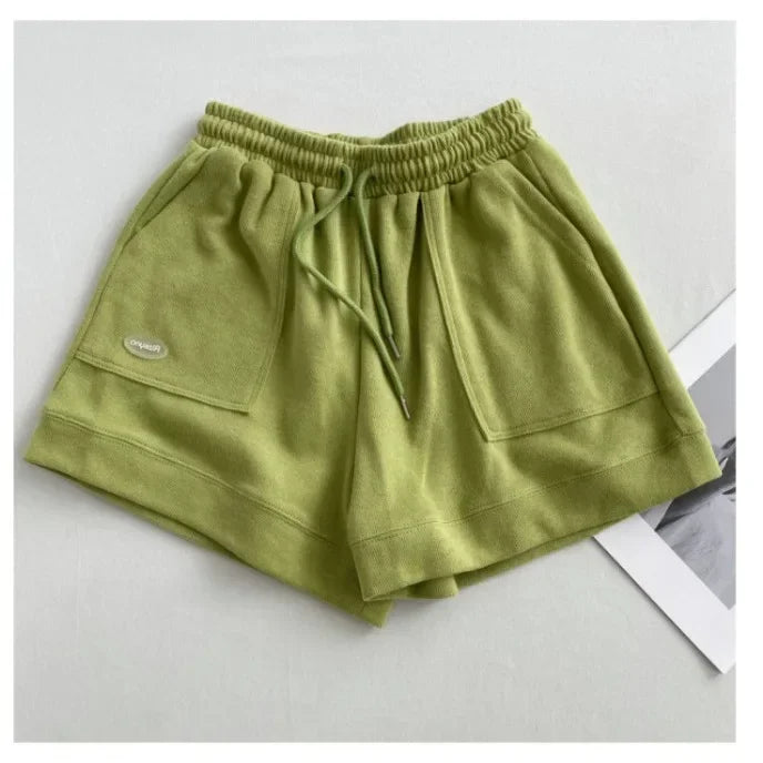 Wide-Leg Drawstring Lounge Pants
