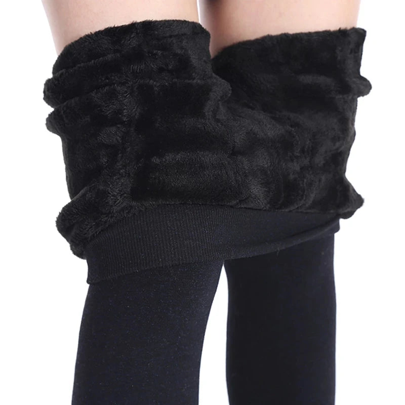 Winter Velvet Leggings - High Waist