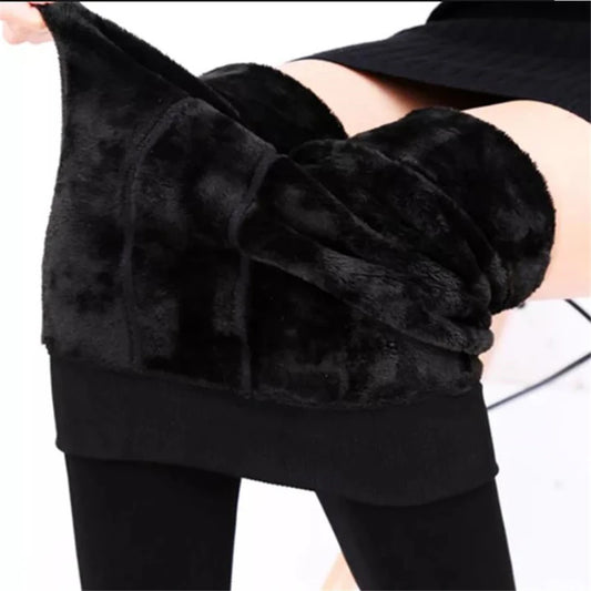 Winter Velvet Leggings - High Waist
