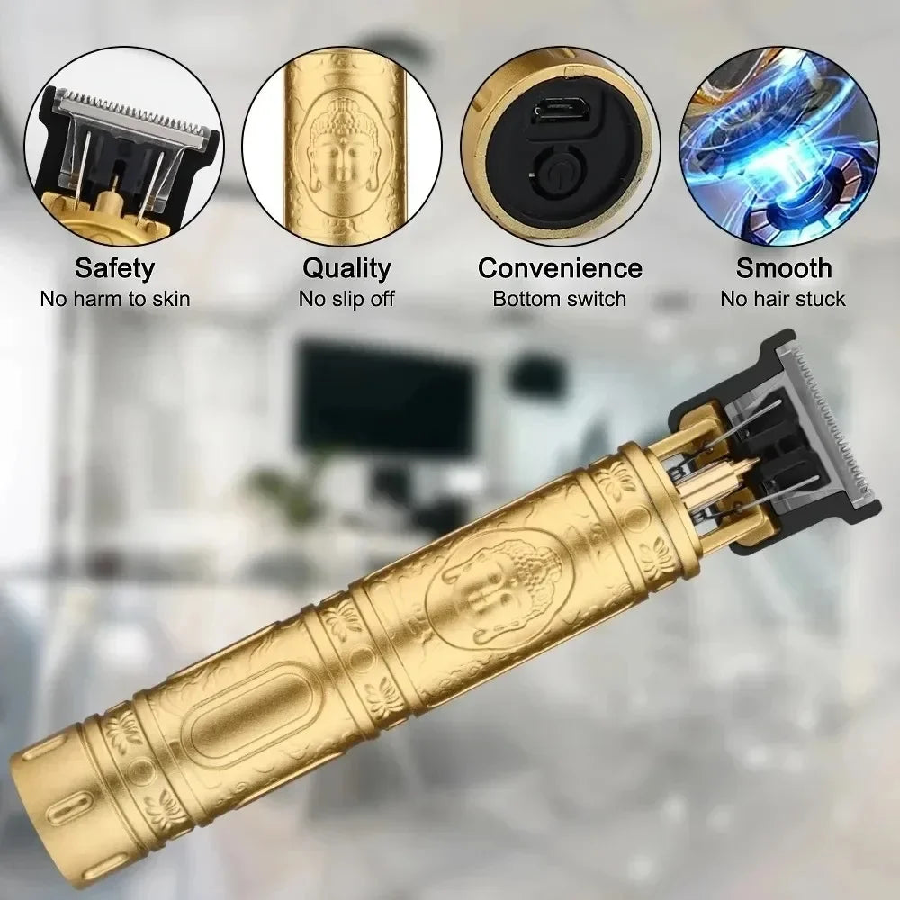 Cordless Hair Trimmer - USB-Charged